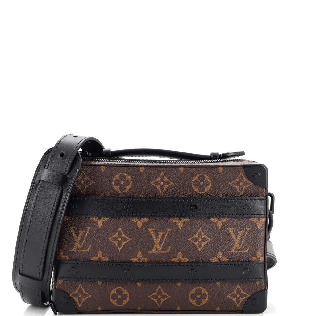 Louis Vuitton Handle Soft Trunk Bag Macassar Monogram Canvas Brown 217940248