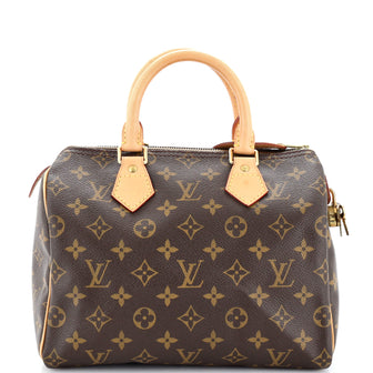Louis Vuitton Speedy Handbag Monogram Canvas 25