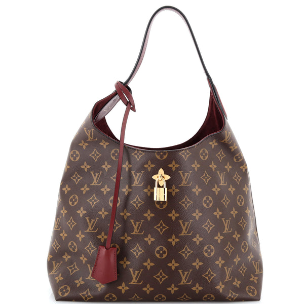 Louis Vuitton Flower Hobo Monogram Canvas Brown 217940310