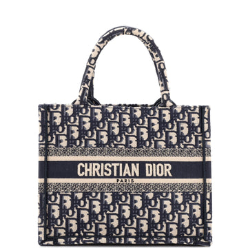 Christian Dior Book Tote Oblique Canvas Small