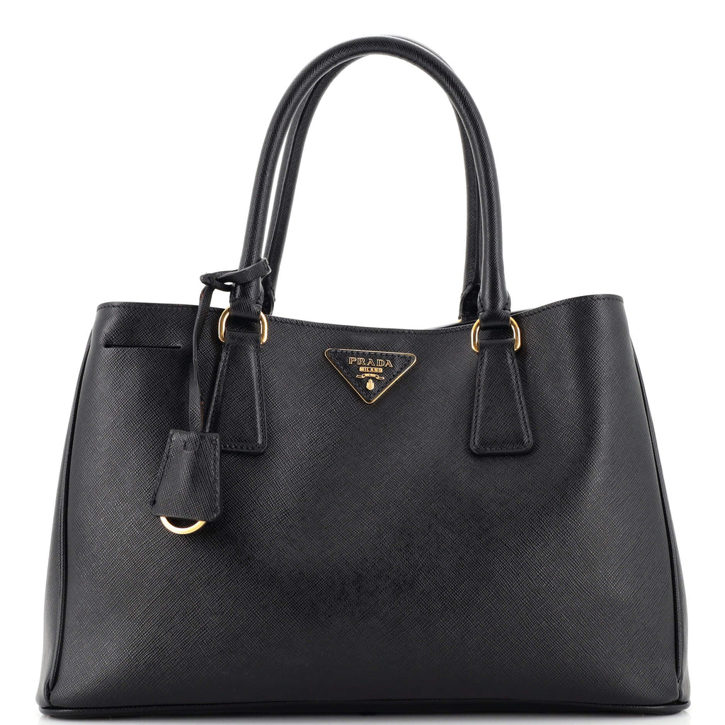 Prada - Black Saffiano Leather Shoulder Bag