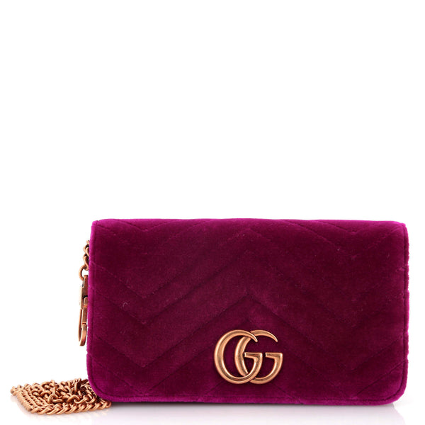 Gucci marmont velvet sale mini bag