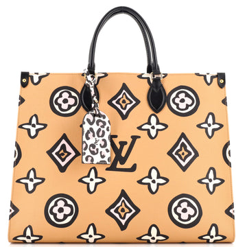 Louis Vuitton OnTheGo Tote Wild at Heart Monogram Giant GM