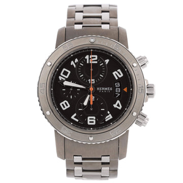 Hermes Clipper Diver Chronograph Automatic Watch Stainless Steel and Titanium 44