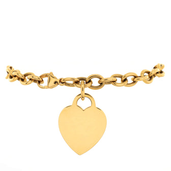 Tiffany & Co. Heart Tag Bracelet 18K Yellow Gold