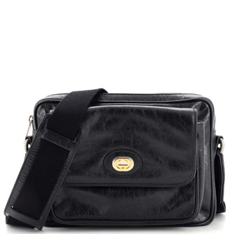 Gucci Morpheus Crossbody Messenger Bag Leather