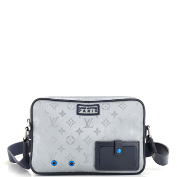 Louis Vuitton Alpha Messenger Bag Limited Edition Monogram Satellite Canvas