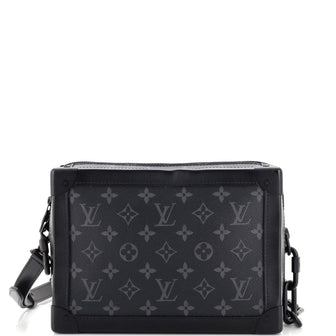 Louis Vuitton Soft Trunk Shoulder Bag in White Leather