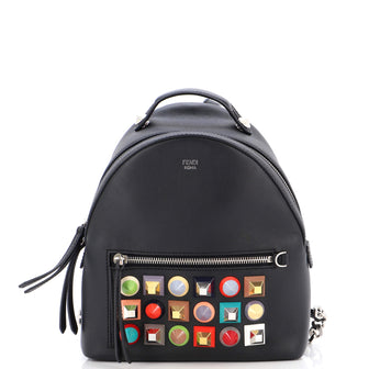 Fendi By The Way Backpack Studded Leather Mini