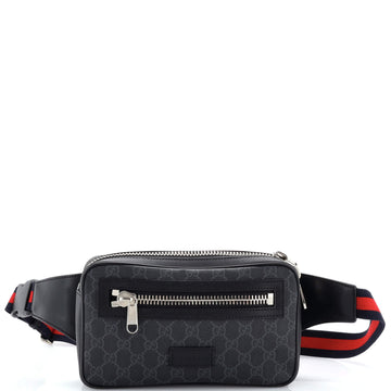 Gucci Soft Zip Belt Bag GG Coated Canvas Small