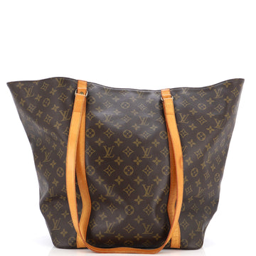 Louis Vuitton Shopping Sac Handbag Monogram Canvas GM