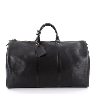 Louis Vuitton Keepall Bag Epi Leather 50 Black 2179701