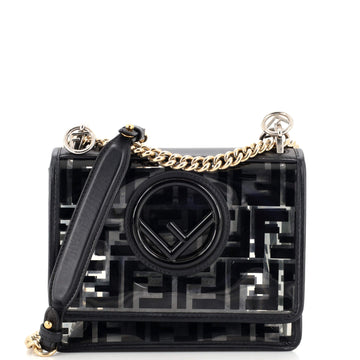 Fendi Kan I F Shoulder Bag Zucca PU Small