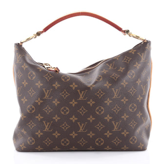 Louis Vuitton Sully Handbag Monogram Canvas PM Brown 2179803