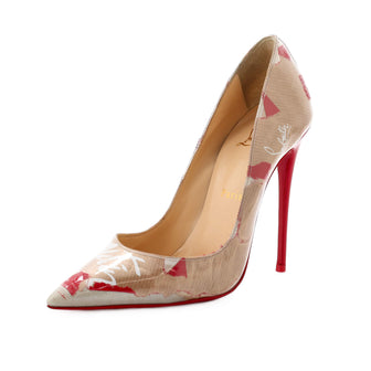 Christian Louboutin Women's So Kate Pumps PVC and Printed Kraft Paper 120