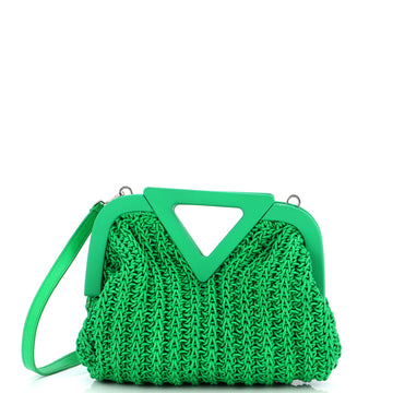 Bottega Veneta Point Shoulder Bag Braided Leather Small