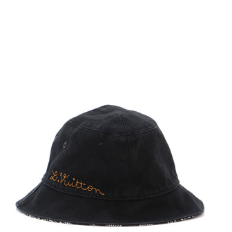 black louis vuitton bucket hat