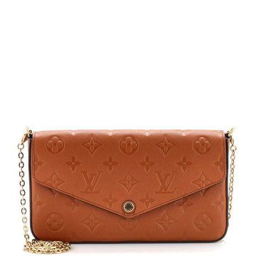 Louis Vuitton Felicie Pochette Monogram Empreinte Leather