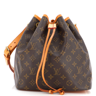 Louis Vuitton Petit Noe Handbag Monogram Canvas