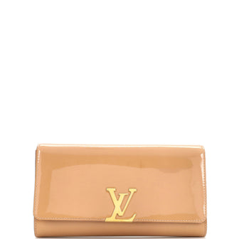 Louis Vuitton Louise Clutch Patent East West