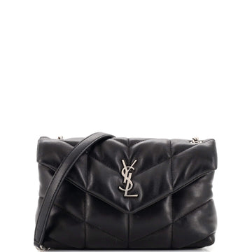 Saint Laurent Loulou Puffer Shoulder Bag Quilted Leather Mini