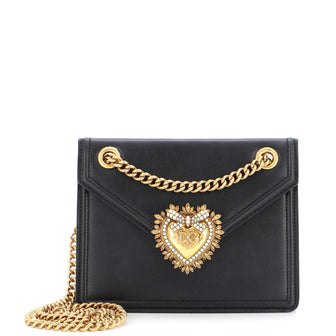 Dolce & Gabbana Devotion Crossbody Bag Leather Small