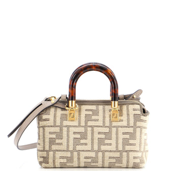 Fendi By The Way Top Handle Bag Zucca Tapestry Mini
