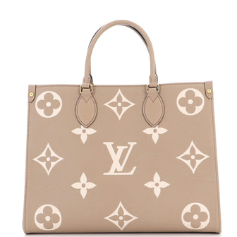 Louis Vuitton OnTheGo Tote Bicolor Monogram Empreinte Giant MM