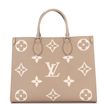 Louis Vuitton OnTheGo Tote Bicolor Monogram Empreinte Giant MM