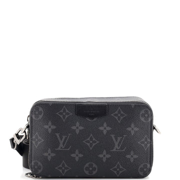 Louis Vuitton Alpha Wearable Wallet Monogram Eclipse Canvas