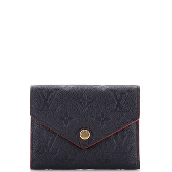 Louis Vuitton Victorine Wallet, Navy, One Size