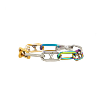 Signature Chain Bracelet Multicolor Metal