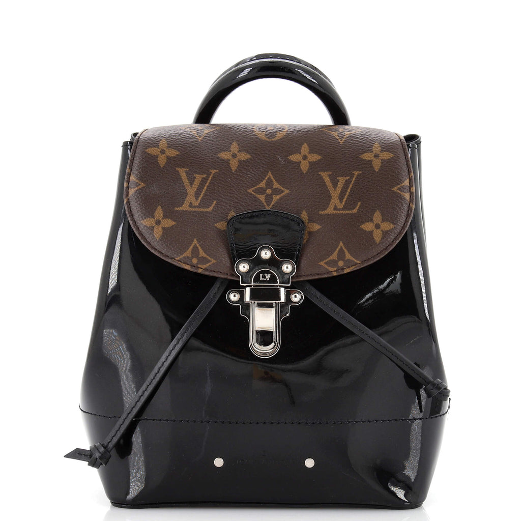 Louis Vuitton Monogram Vernis Hot Springs Backpack - Black