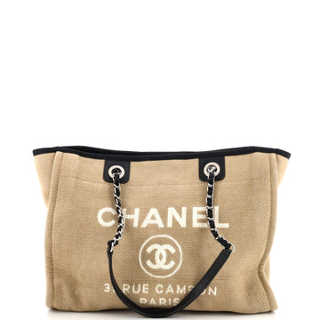 Chanel Deauville Tote Canvas Small