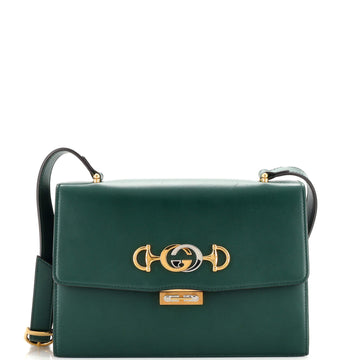 Gucci Zumi Flap Shoulder Bag Leather Small