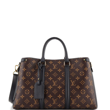 Louis Vuitton Soufflot Tote Monogram Canvas with Leather MM