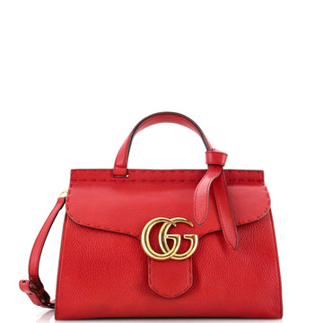 Gucci GG Marmont Top Handle Bag Leather Small