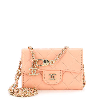 Chanel Classic Flap Chain Belt Bag Quilted Lambskin Mini