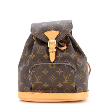 Louis Vuitton Vintage Montsouris Backpack Monogram Canvas PM