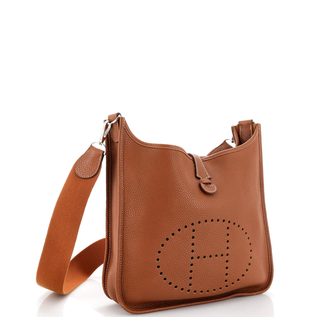 Hermes Evelyne Bag Gen I Clemence PM Brown 21810139