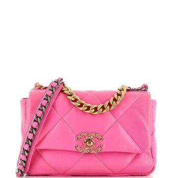 Chanel 19 Flap Bag Quilted Leather Medium