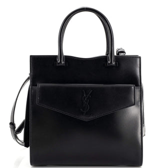 Saint Laurent Uptown Tote Leather Small
