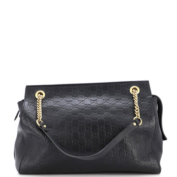 Gucci Soft Signature Shoulder Bag Guccissima Leather Large