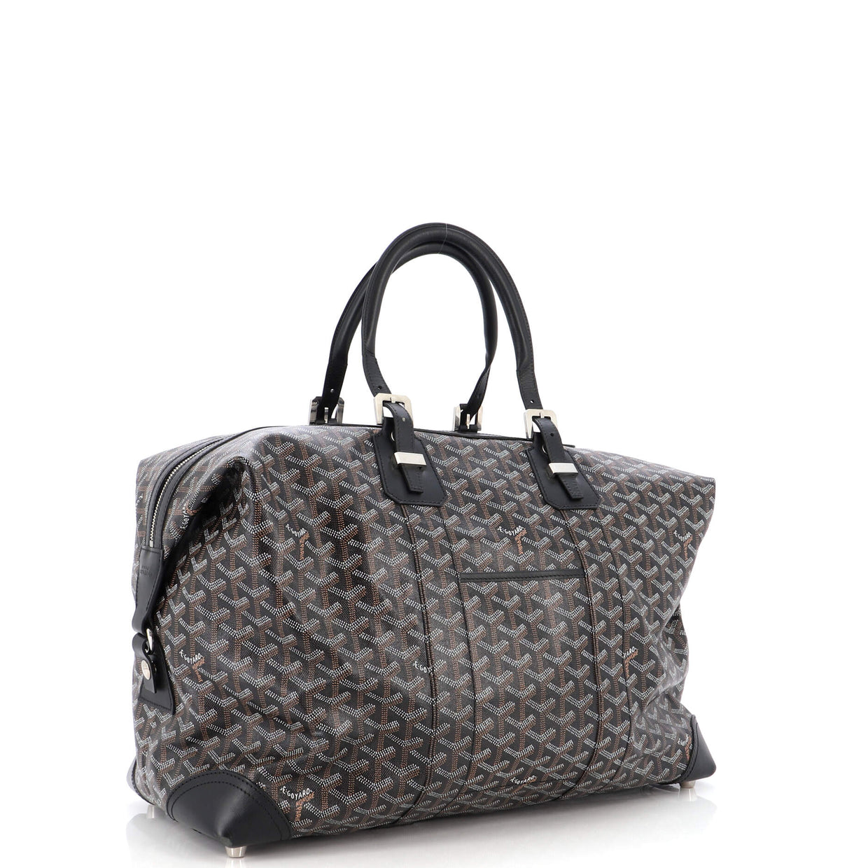 Goyard Boeing Travel Bag Coated Canvas 45 Black 2181923