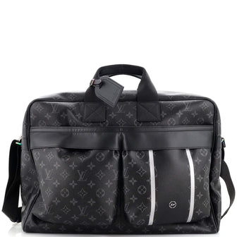 Louis Vuitton Travel Bag Flash Fragment Monogram Eclipse Canvas