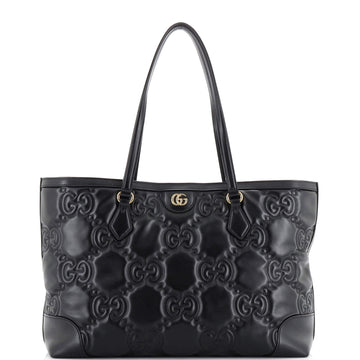 Gucci Ophidia Open Tote GG Matelasse Leather Medium