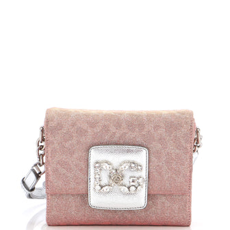 Dolce & Gabbana Millennials Shoulder Bag Jacquard Mini