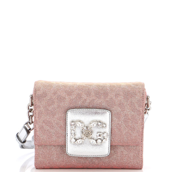 Dolce & Gabbana Millennials Shoulder Bag Jacquard Mini 218231