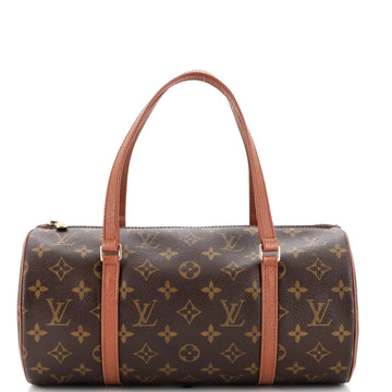 Louis Vuitton Papillon Handbag Monogram Canvas 30