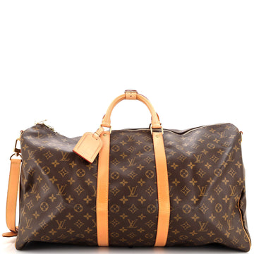 Louis Vuitton Keepall Bandouliere Bag Monogram Canvas 55